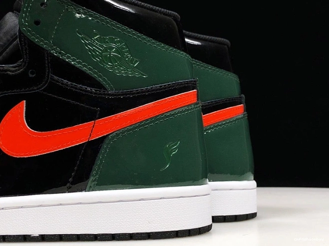 Team 1 OG Black Jordan Air AV3905-038 x SoleFly Orange-Fir Retro High 1011